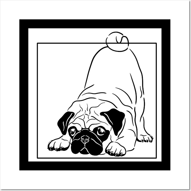 Pug Wall Art by ImaginativeWild